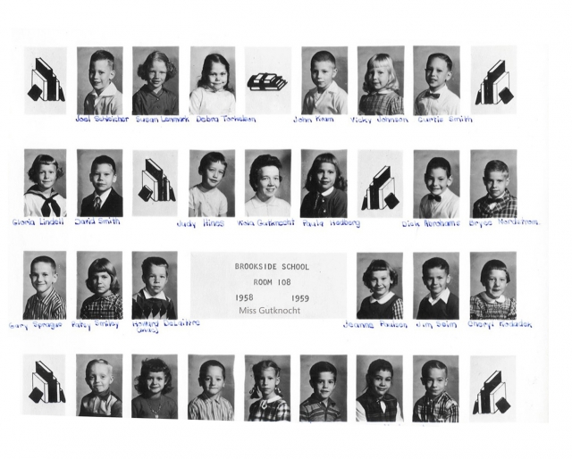 Miss Gutnocht 1nd Grade Class Brookside School 1958-59