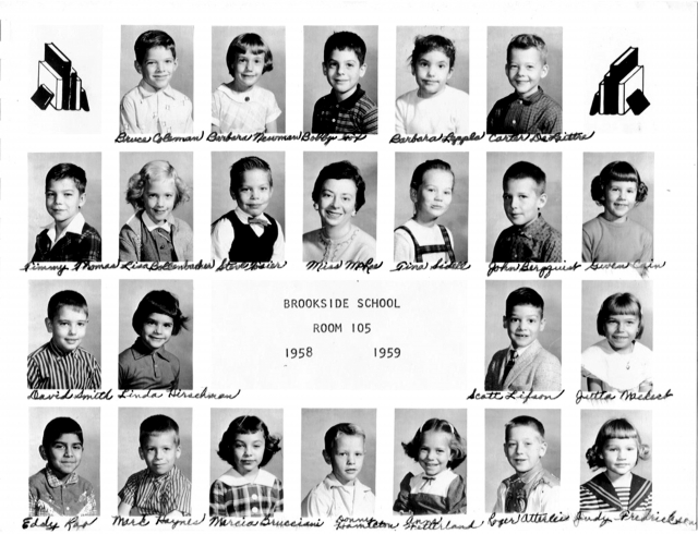 Miss McReas 1st grade class 1958-59 Class of 1970